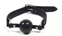 Ballknebel Ballgag mit Silikonball schwarz 4,5cm