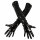 Lack-Handschuhe mit Stretch - M