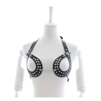 Brust-Harness mit Nieten für SIE