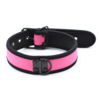 Halsband mit D-Ring SOFT pink
