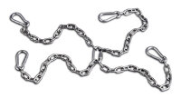 Bondage-Kettenset HOGTIE mit 4 Ketten und Karabiner