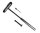 Reflexhammer mit Nadel und Pinsel